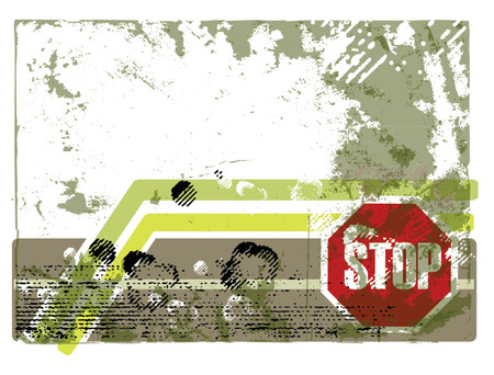 stopのイラスト素材