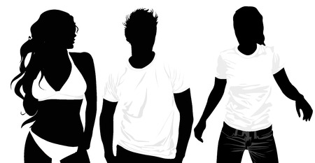 t-shirtのイラスト素材