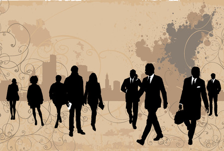 silhouettesのイラスト素材