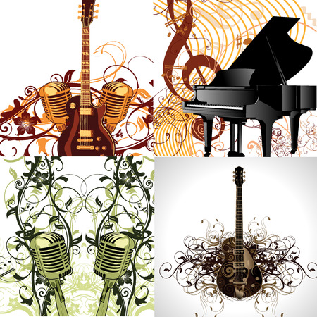 guitarのイラスト素材