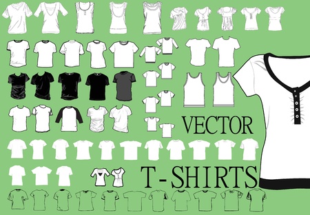 t-shirtsのイラスト素材