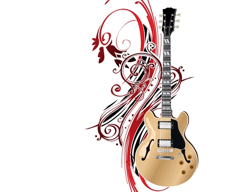 guitarのイラスト素材