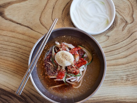 Korea Food Noodlesの写真素材