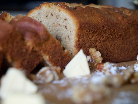 South Korea walnut pound cakeの写真素材