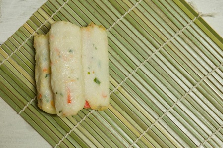 Asian food fish cake, fish pasteの写真素材