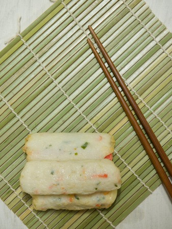 Asian food fish cake, fish pasteの写真素材