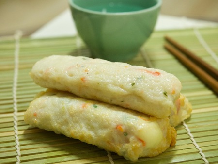 Asian food fish cake, fish pasteの写真素材