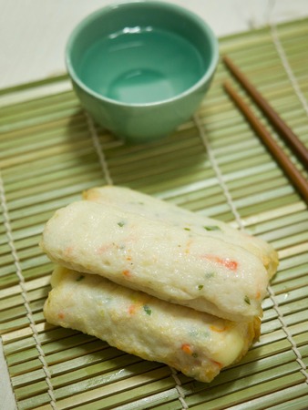 Asian food fish cake, fish pasteの写真素材