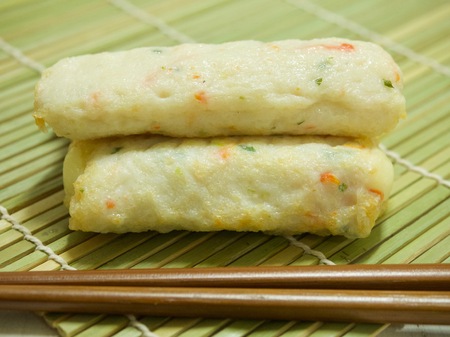 Asian food fish cake, fish pasteの写真素材