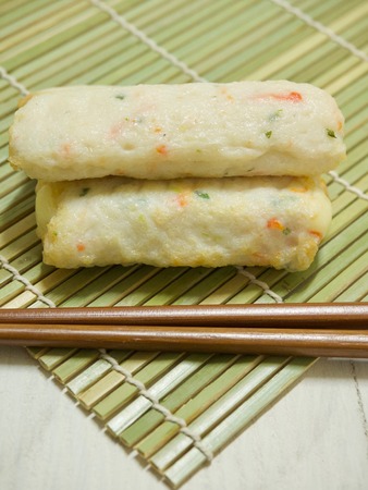 Asian food fish cake, fish pasteの写真素材