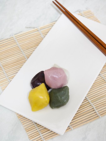 Korean food Songpyeonの写真素材