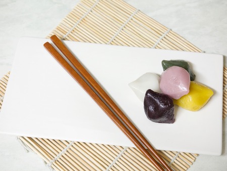 Korean food Songpyeonの写真素材