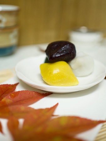 Korean food Songpyeonの写真素材