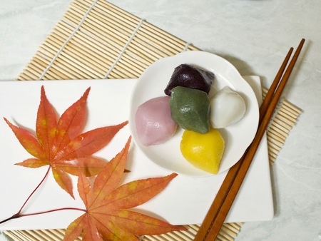 Korean food Songpyeonの写真素材