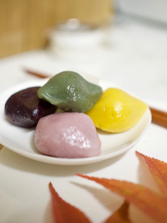 Korean food Songpyeonの写真素材