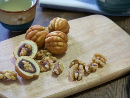 Korean Food Walnut Sweetsの写真素材