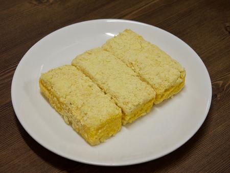 Korean food Pumpkin Rice Cakeの写真素材