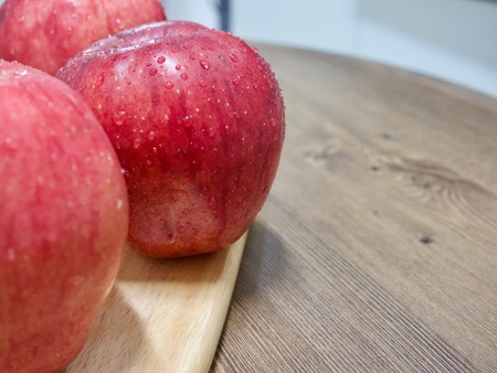 autumn appleの写真素材