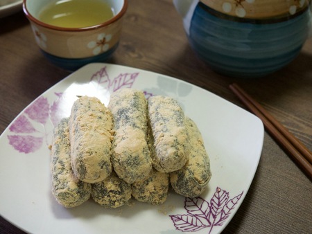 Korean traditional food Injeolmiの写真素材