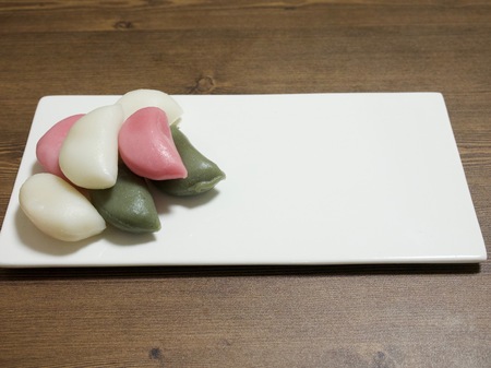 Korean food Songpyeon, Wind tteokの写真素材