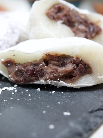 Korean traditional food glutinous rice cakeの写真素材