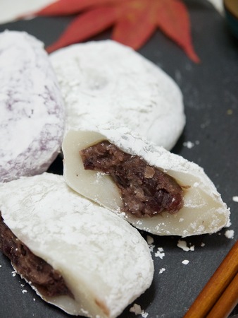 Korean traditional food glutinous rice cakeの写真素材