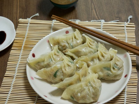 Asian food, dumplingsの写真素材