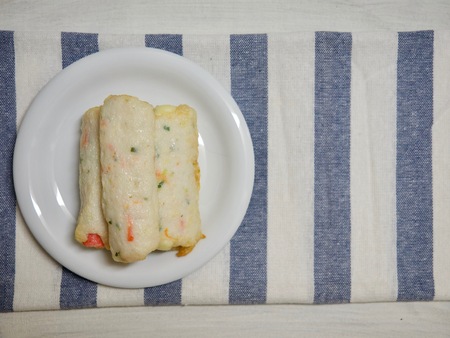 Asian food fish cake, fish pasteの写真素材