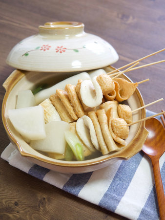 Asian food Fish paste stewの写真素材