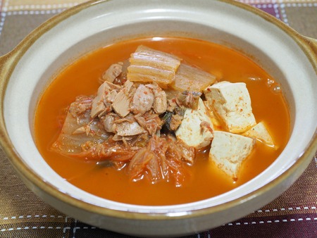 Korean food Kimchi stewの写真素材