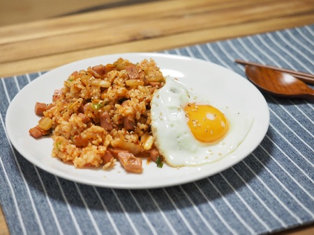 Korean food Kimchi fried riceの写真素材