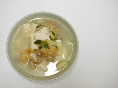 Korean food Dried pollack soupの写真素材