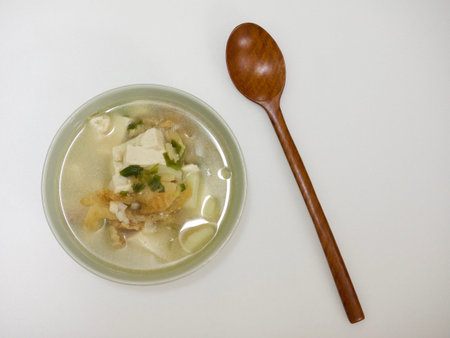 Korean food Dried pollack soup