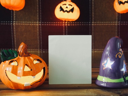 Halloween Day, Pumpkin doll, lightの写真素材