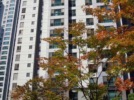 Apartment in Korea Cheongju Cityのeditorial素材