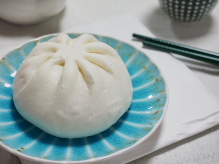 Asian food Steamed bunの写真素材