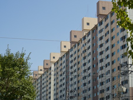 Apartment in Korea Cheongju Cityのeditorial素材