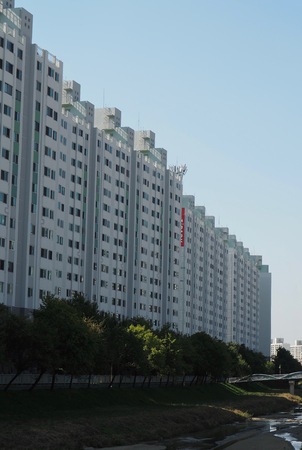 Apartment in Korea Cheongju Cityのeditorial素材