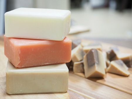 Various natural soapsの写真素材