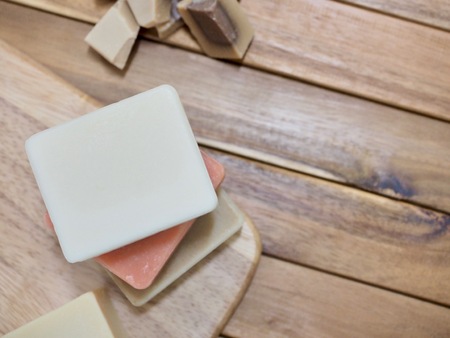 Various natural soapsの写真素材