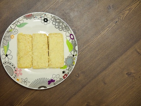 Korean food Pumpkin Rice Cakeの写真素材