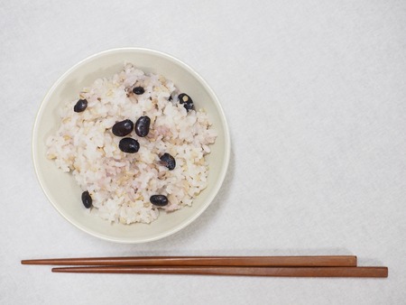 Asian food Multi-grain Riceの写真素材