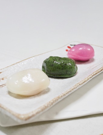 Asian food Wind tteok, Songpyeonの写真素材