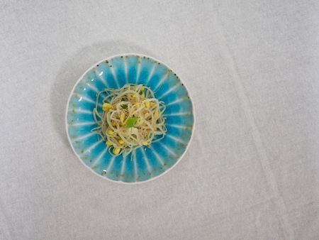 Korean food Seasoned Bean Sprouts, Mix bean sproutsの写真素材
