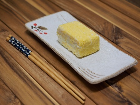 Korean food Pumpkin Rice Cakeの写真素材