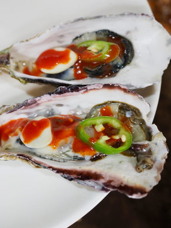 fresh Raw oyster