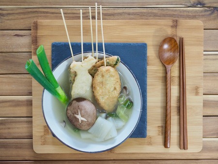 Asian food Fish paste stewの写真素材