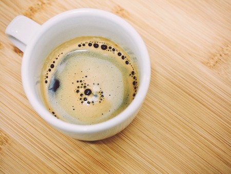 espresso, Espresso coffee cup, crema, coffee cremaの写真素材