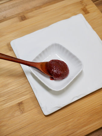 Korean sources red pepper paste, red pepper paste sauceの写真素材