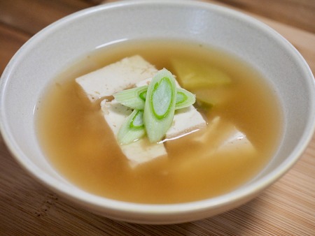 Asian food Soybean Paste Stew, miso soupの写真素材